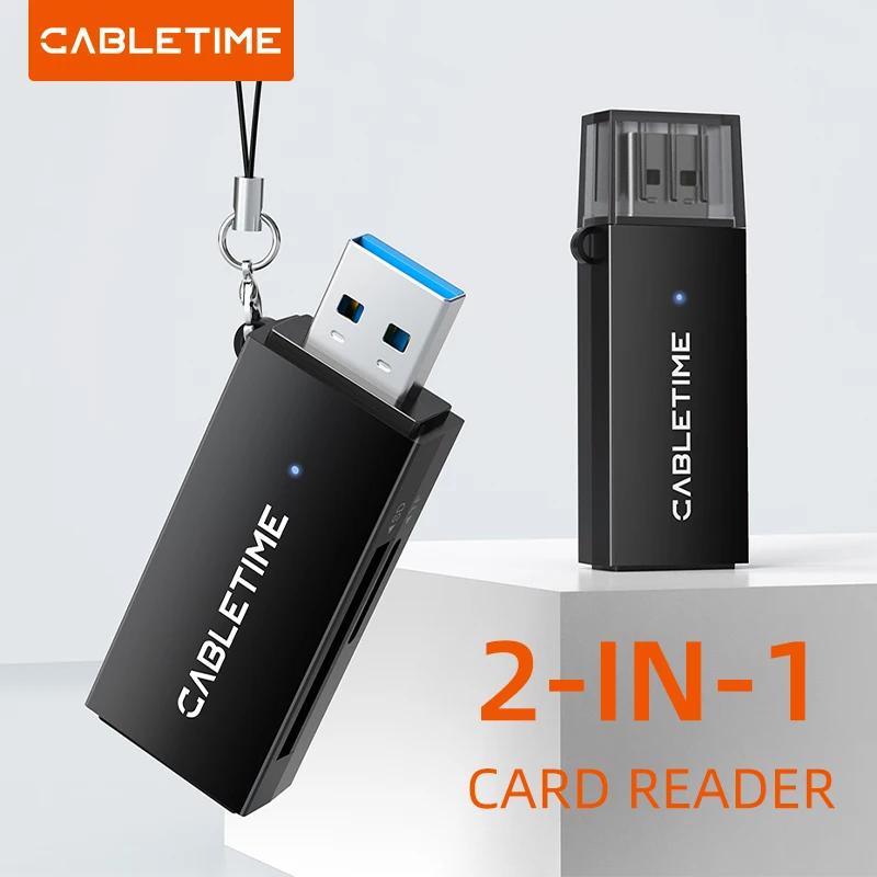 CABLETIME ī , USB C  USB3.0 A SD ī , Ʈ ī , Ʈ ׼, C508